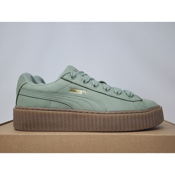 Puma Creeper Phatty Rihanna Fenty WMNS GREEN FOG 399865-02 Size 8.5w - Picture 5 of 7